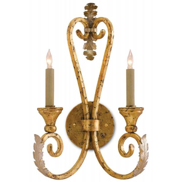 Currey Orleans Gold Wall Sconce 5000 0034