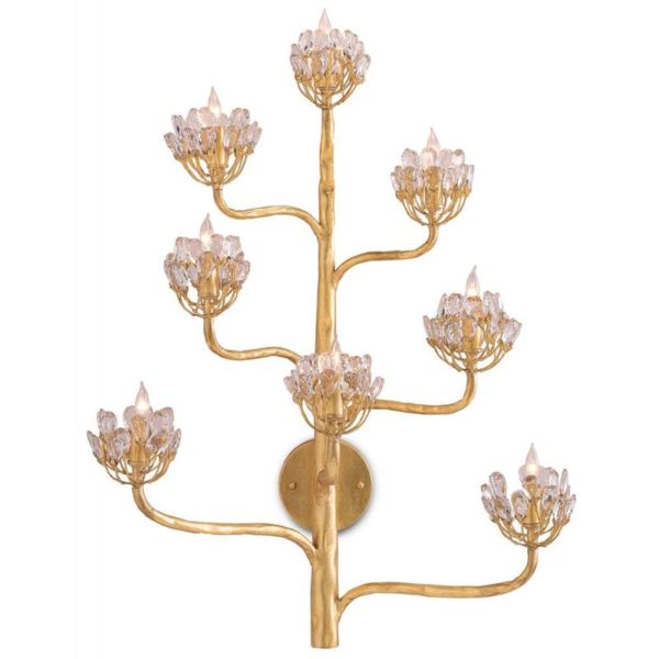 Currey Agave Americana Gold Wall Sconce 5000 0058
