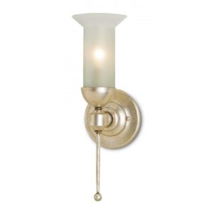 Currey Pristine Silver Wall Sconce 5117