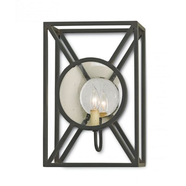 Currey Beckmore Black Wall Sconce 5119