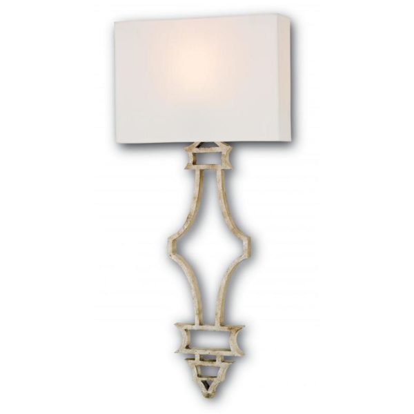 Currey Eternity Silver Wall Sconce 5173