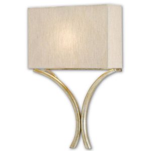 Currey Cornwall Silver Wall Sconce 5900 0006