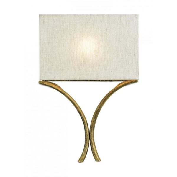 Currey Cornwall Gold Wall Sconce 5901