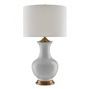 Currey Lilou White Table Lamp 6000 0020