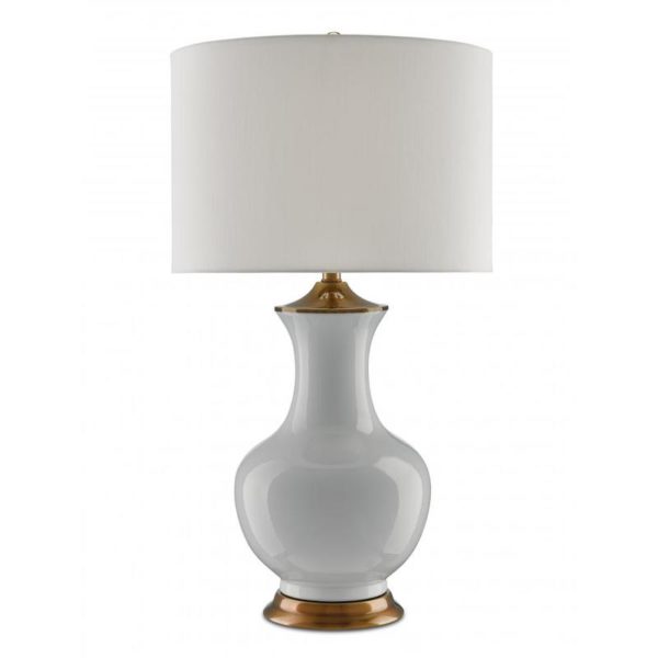 Currey Lilou White Table Lamp 6000 0020