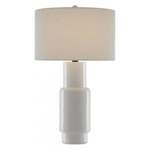Currey Janeen White Table Lamp 6000 0300