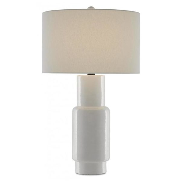 Currey Janeen White Table Lamp 6000 0300