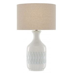 Currey Samba White Table Lamp 6000 0516