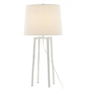 Currey Rowan White Table Lamp 6000 0630