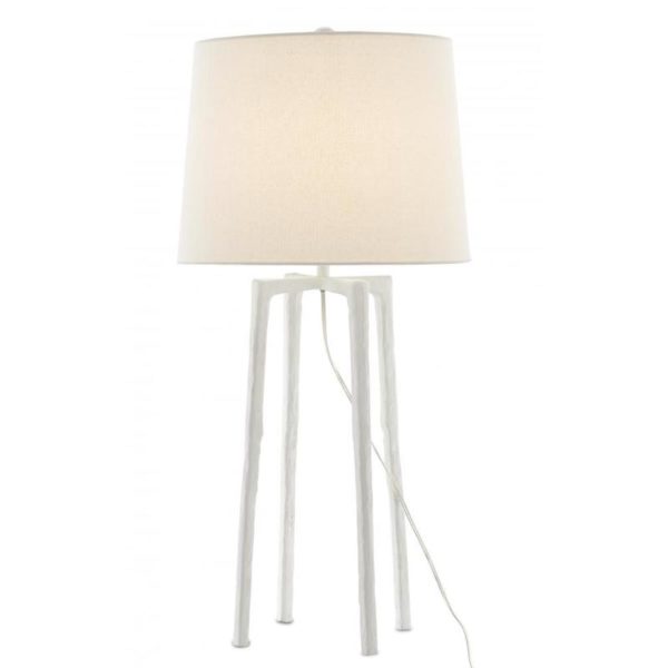 Currey Rowan White Table Lamp 6000 0630