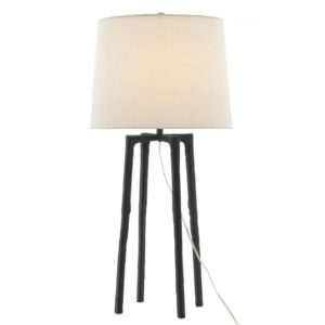 Currey Rowan Black Table Lamp 6000 0631