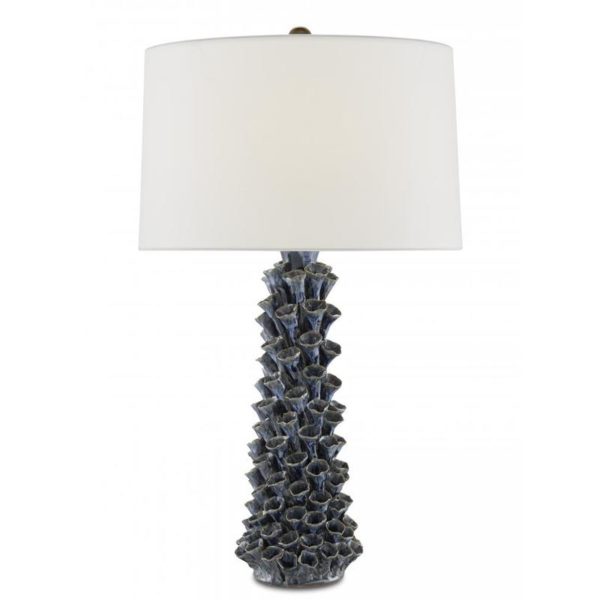 Currey Sunken Blue Table Lamp 6000 0683