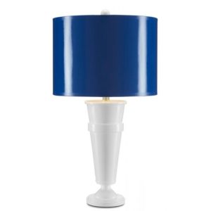 Currey Mister M White Table Lamp 6000 0691