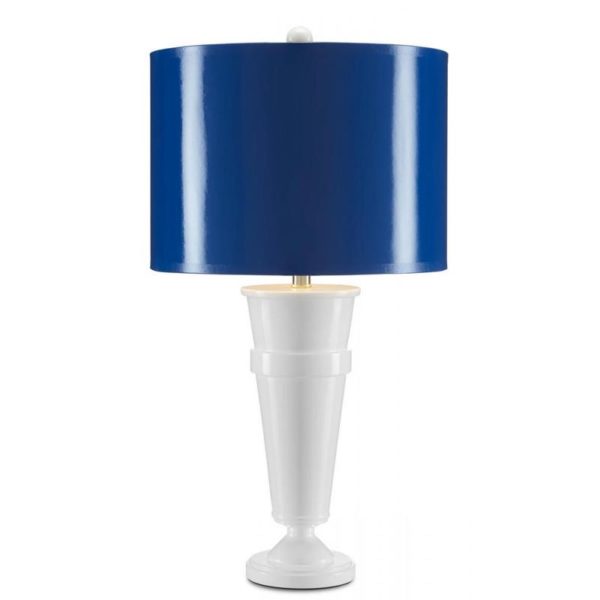 Currey Mister M White Table Lamp 6000 0691