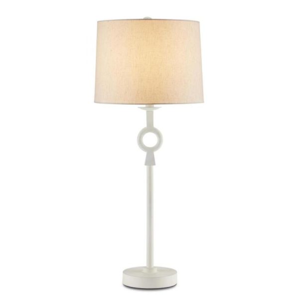 Currey Germaine White Table Lamp 6000 0696