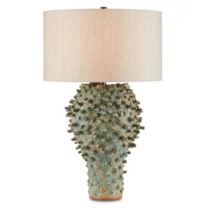 Currey Sea Urchin Green Table Lamp 6000 0744