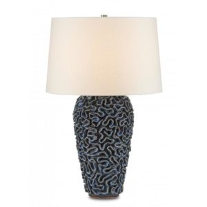 Currey Milos Blue Table Lamp 6000 0745