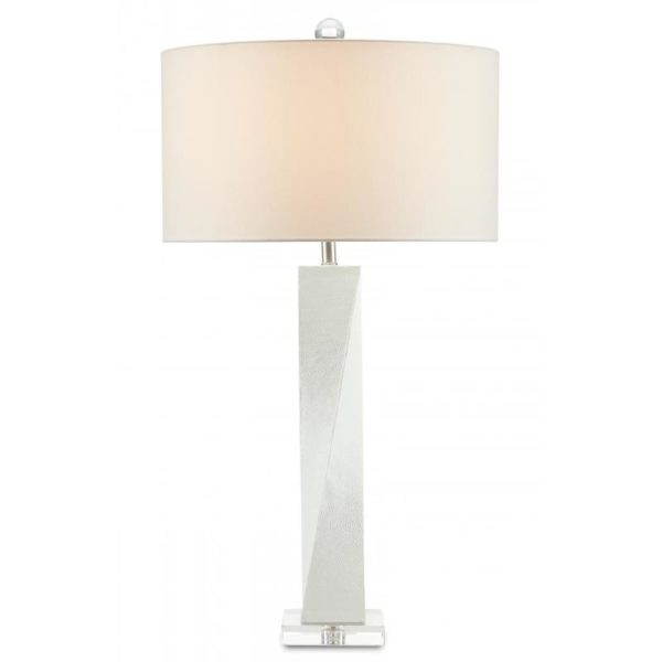 Currey Chatto White Table Lamp 6000 0746