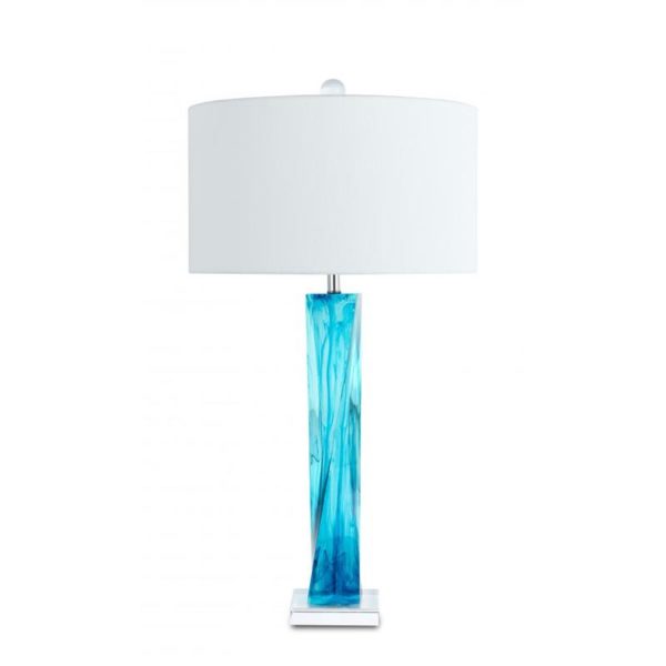 Currey Chatto Blue Table Lamp 6000 0747