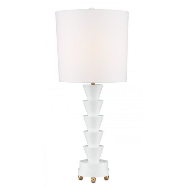 Currey Culture White Table Lamp 6000 0749