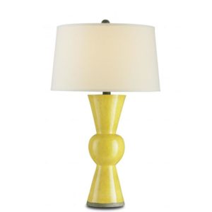 Currey Upbeat Yellow Table Lamp 6382