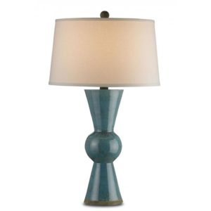 Currey Upbeat Teal Table Lamp 6896