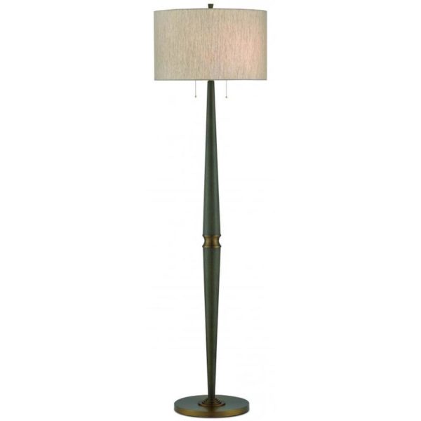 Currey Colee Gray Floor Lamp 8000 0048