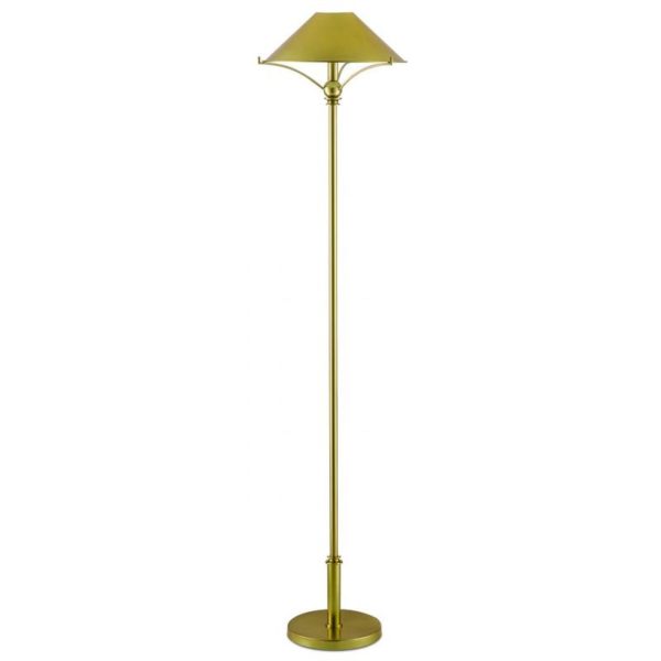 Currey Maarla Brass Floor Lamp 8000 0050