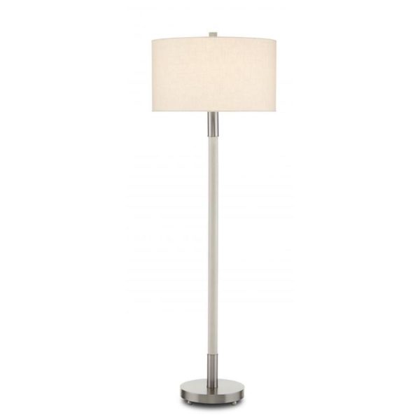 Currey Bravo Gray Floor Lamp 8000 0096