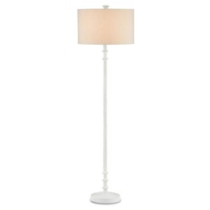 Currey Gallo White Floor Lamp 8000 0106