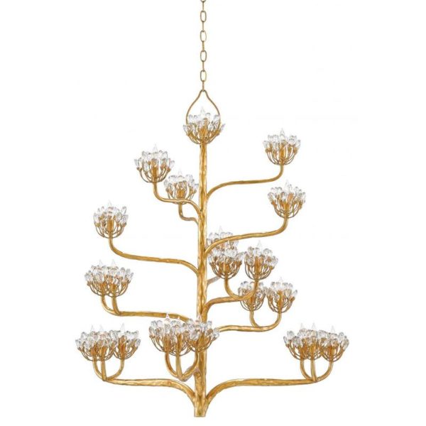 Currey Agave Americana Gold Chandelier 9000 0157