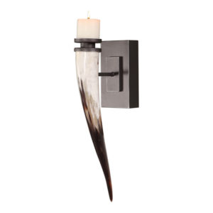 Uttermost Romany Horn Candle Sconce 04172