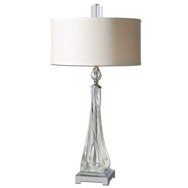 Uttermost Grancona Twisted Glass Table Lamp 26294 1