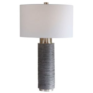 Uttermost Strathmore Stone Gray Table Lamp 26357