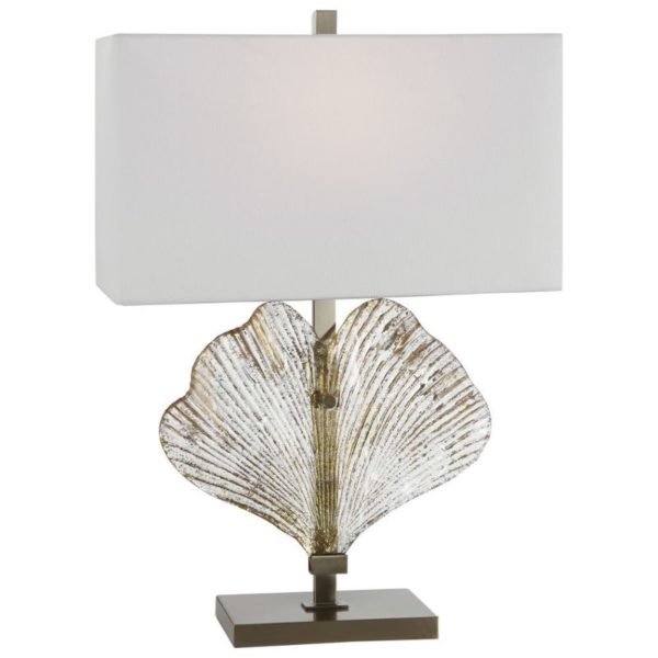 Uttermost Anara Glass Leaf Table Lamp 26363 1