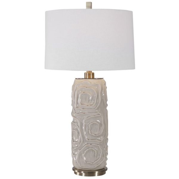 Uttermost Zade Warm Gray Table Lamp 26379 1