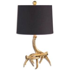 Uttermost Golden Antlers Table Lamp 26617 1