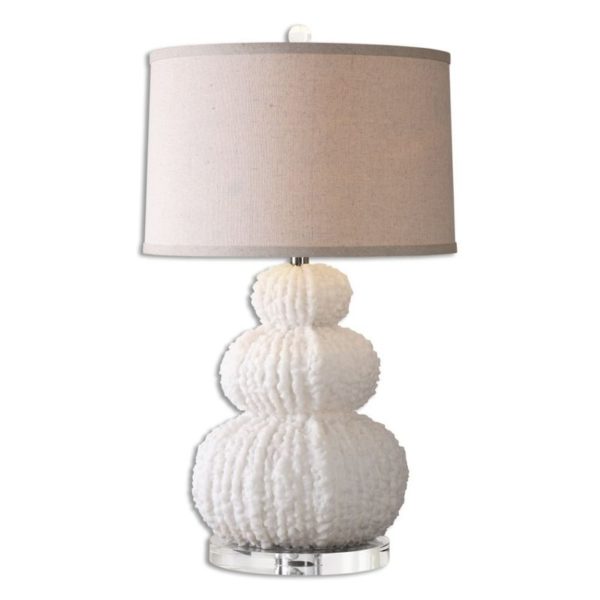 Uttermost Fontanne Shell Ivory Table Lamp 26671