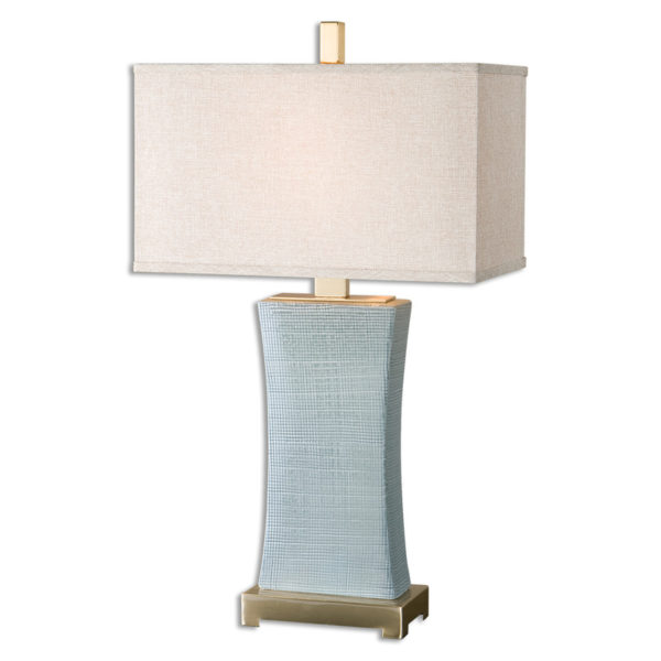 Uttermost Cantarana Blue Gray Table Lamp 26673 1