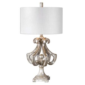 Uttermost Vinadio Distressed Silver Table Lamp 27103 1