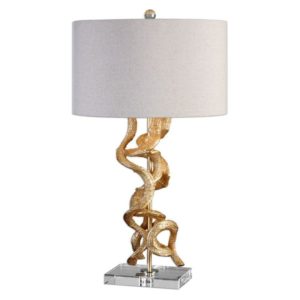 Uttermost Twisted Vines Gold Table Lamp 27113 1