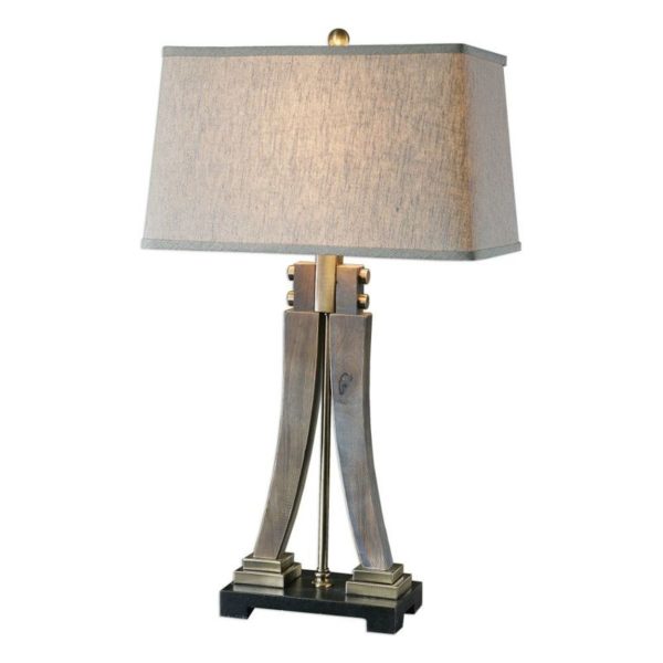 Uttermost Yerevan Wood Leg Lamp 27220