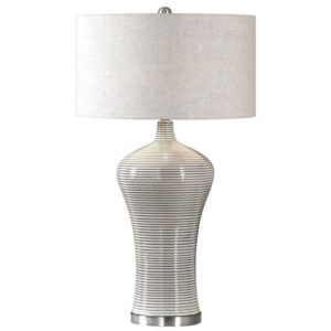 Uttermost Dubrava Light Gray Table Lamp 27570 1