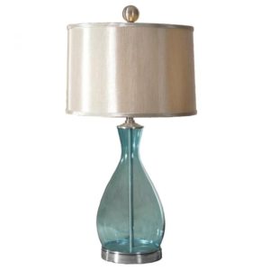 Uttermost Meena Blue Glass Table Lamp 27862 1
