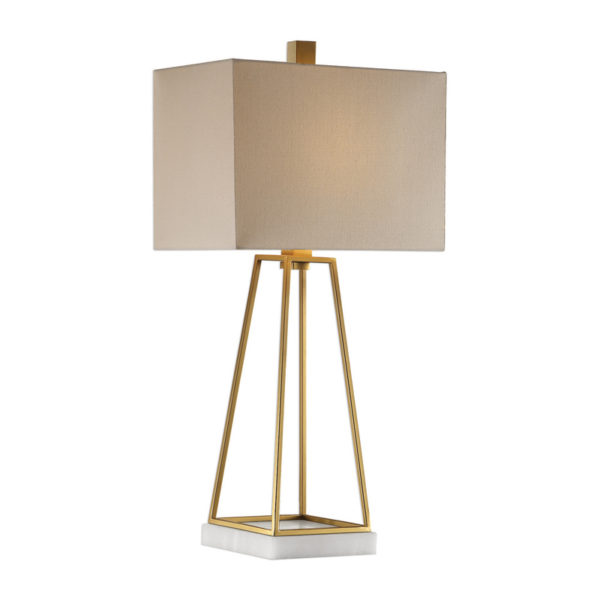 Uttermost Mackean Metallic Gold Lamp 27876 1