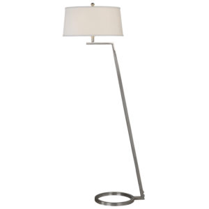 Uttermost Ordino Modern Nickel Floor Lamp 28108