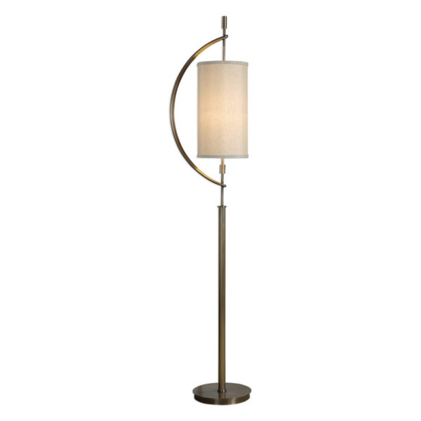 Uttermost Balaour Antique Brass Floor Lamp 28151 1