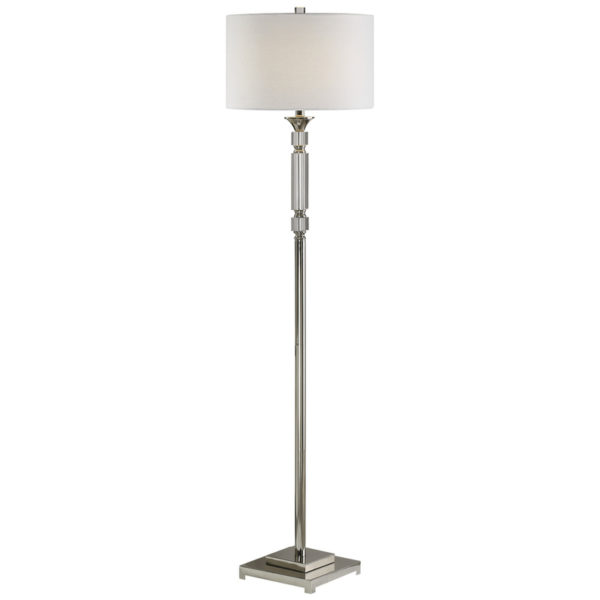 Uttermost Volusia Nickel Floor Lamp 28165 1