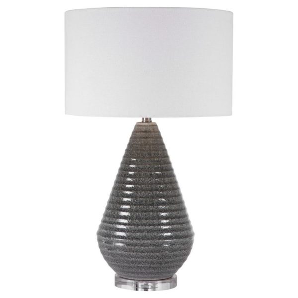 Uttermost Carden Smoke Gray Table Lamp 28273