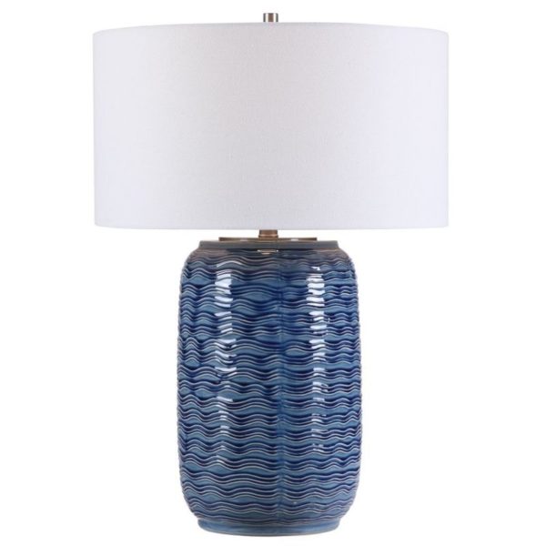 Uttermost Sedna Blue Table Lamp 28274 1
